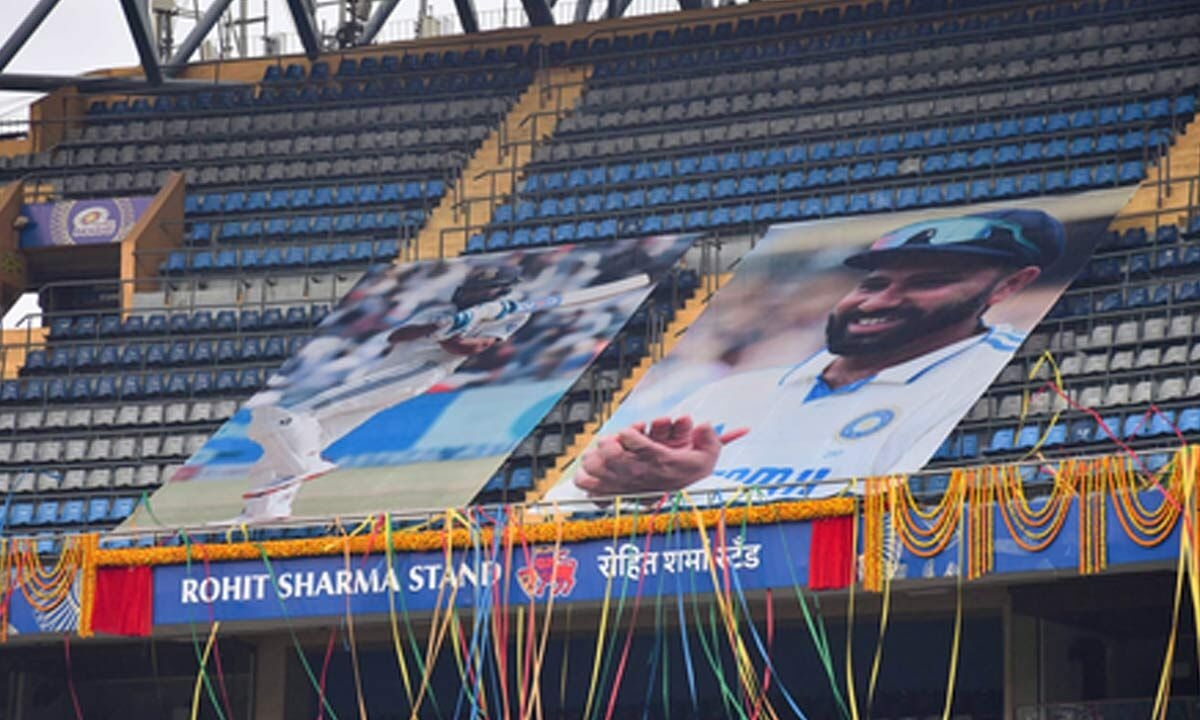 ‘Lucky enough to be a part of your era': SKY, Bumrah and Iyer congratulate Rohit on Wankhede stand honour