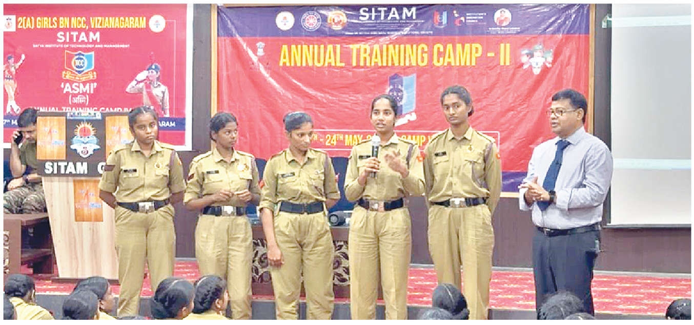 NCC training held for girl cadets
