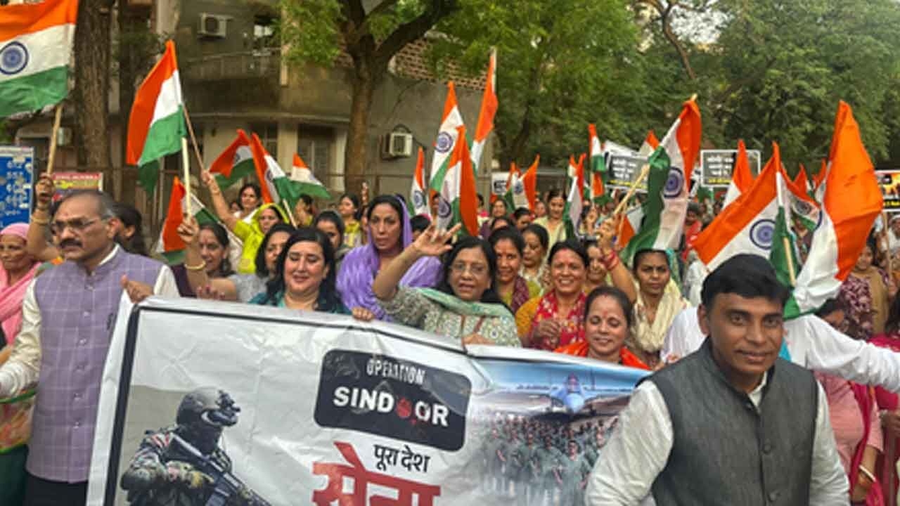 BJP organises Tiranga Yatra in national capital's Central, North West areas