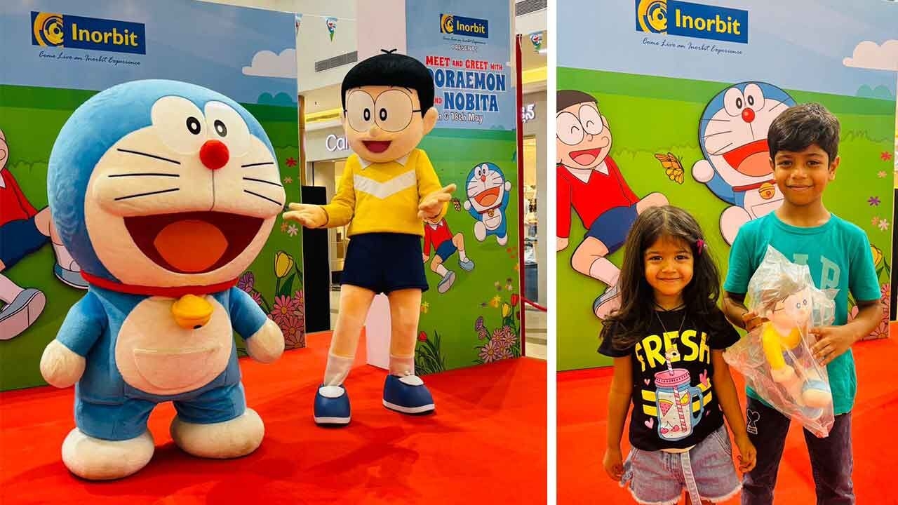 Doraemon Meet & Greet at Inorbit Mall, Cyberabad