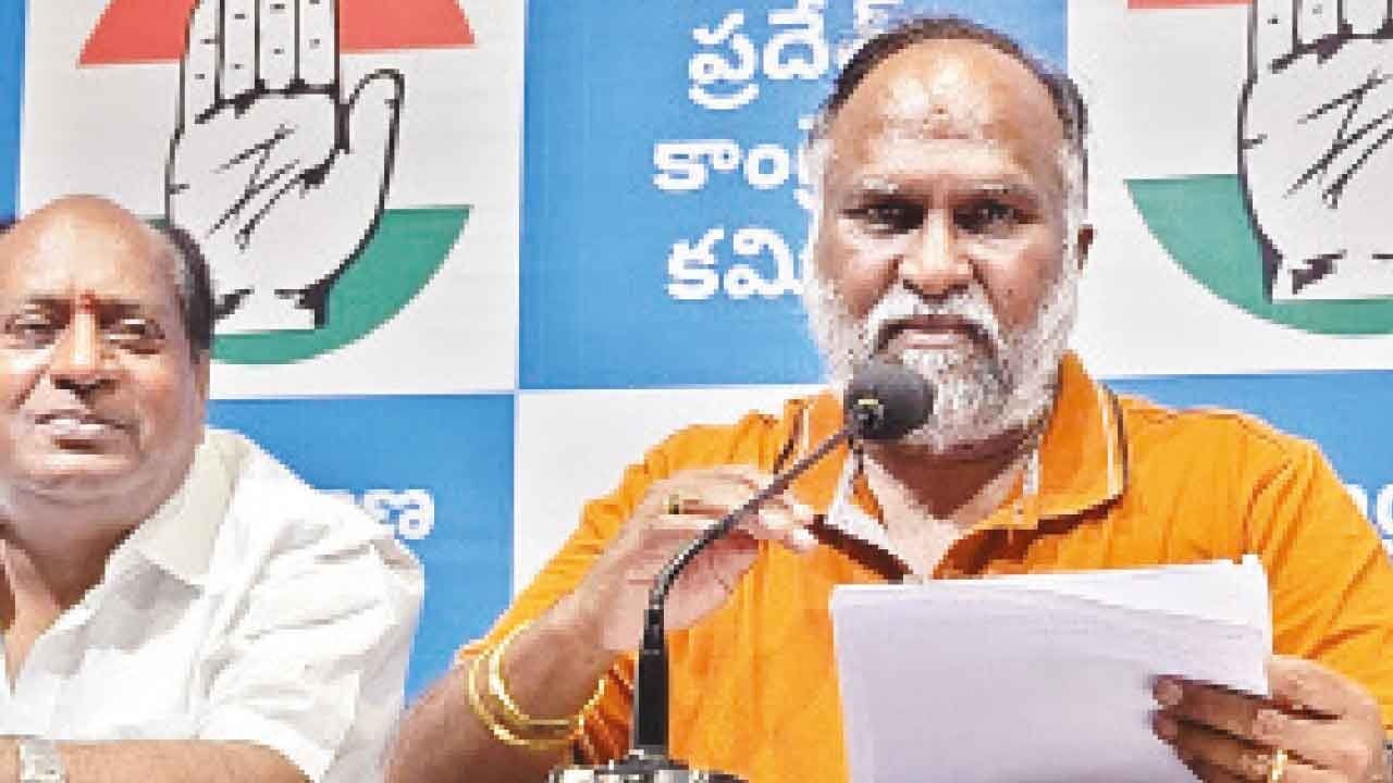 Kishan Reddy simply parroting KTR's words, says Jagga Reddy