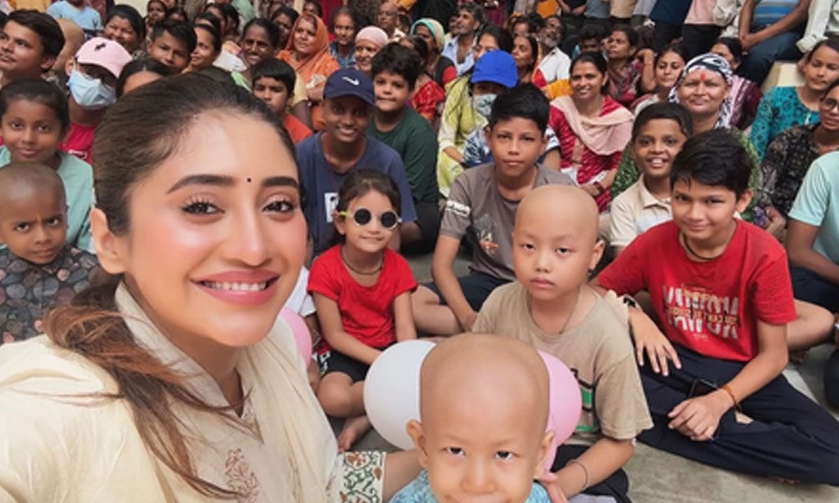 Shivangi Joshi celebrates her birthday in the 'most meaningful way' with underprivileged kids