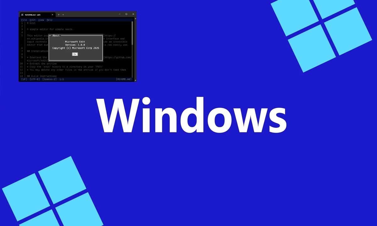Microsoft Introduces Lightweight ‘Edit on Windows' CLI Text Editor at Build 2025