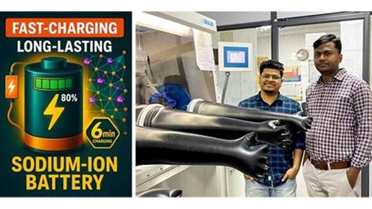Indian scientists design fast charging sodium-ion battery