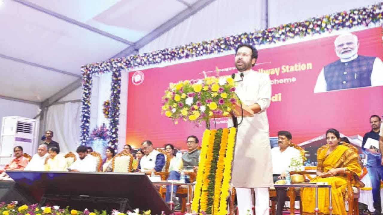 Centre committed to development of railway infra in TG: Kishan Reddy