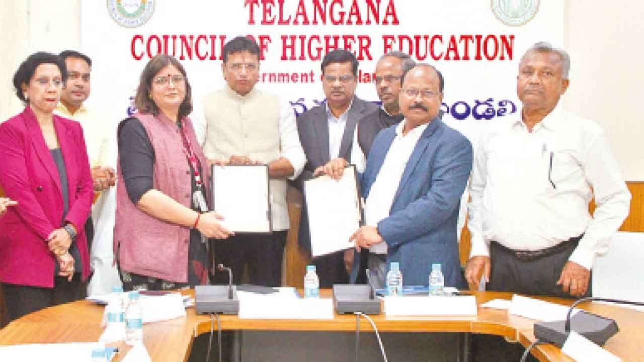 TGCHE signs MoU with NASSOM's IT-ITeS Sector Skills Council