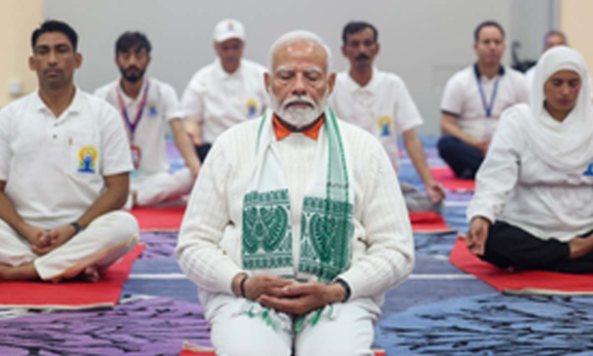 PM Modi calls on people to join International Yoga Day, praises Andhra govt's YogAndhra Abhiyan
