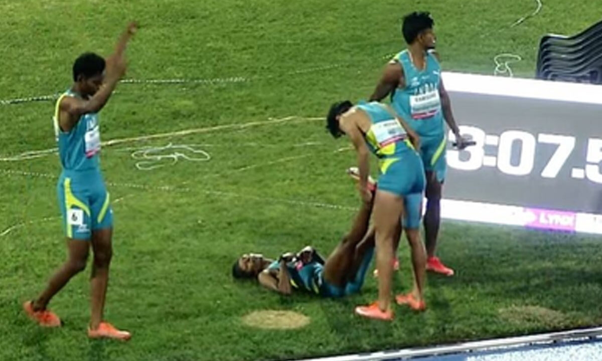 Asian Athletics C'ships: India wins gold in 4x400m mixed relay, Tejaswin bags decathlon silver