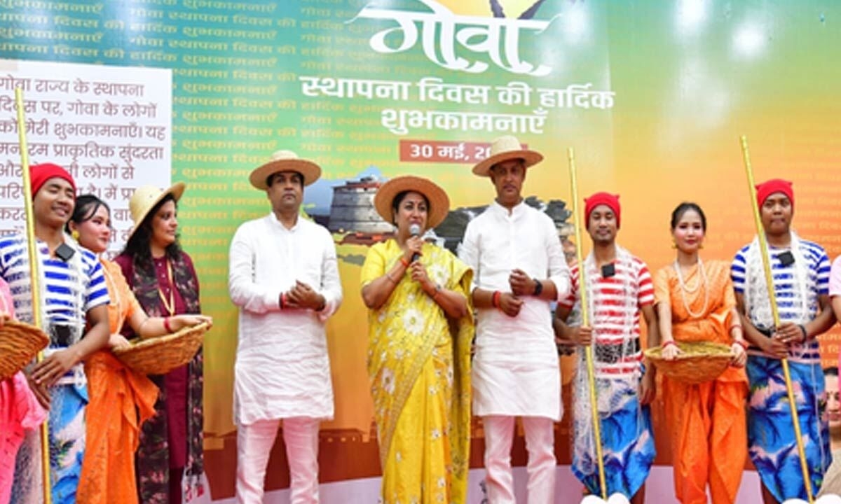 Delhi CM Rekha Gupta joins Goa Day celebrations at Secretariat
