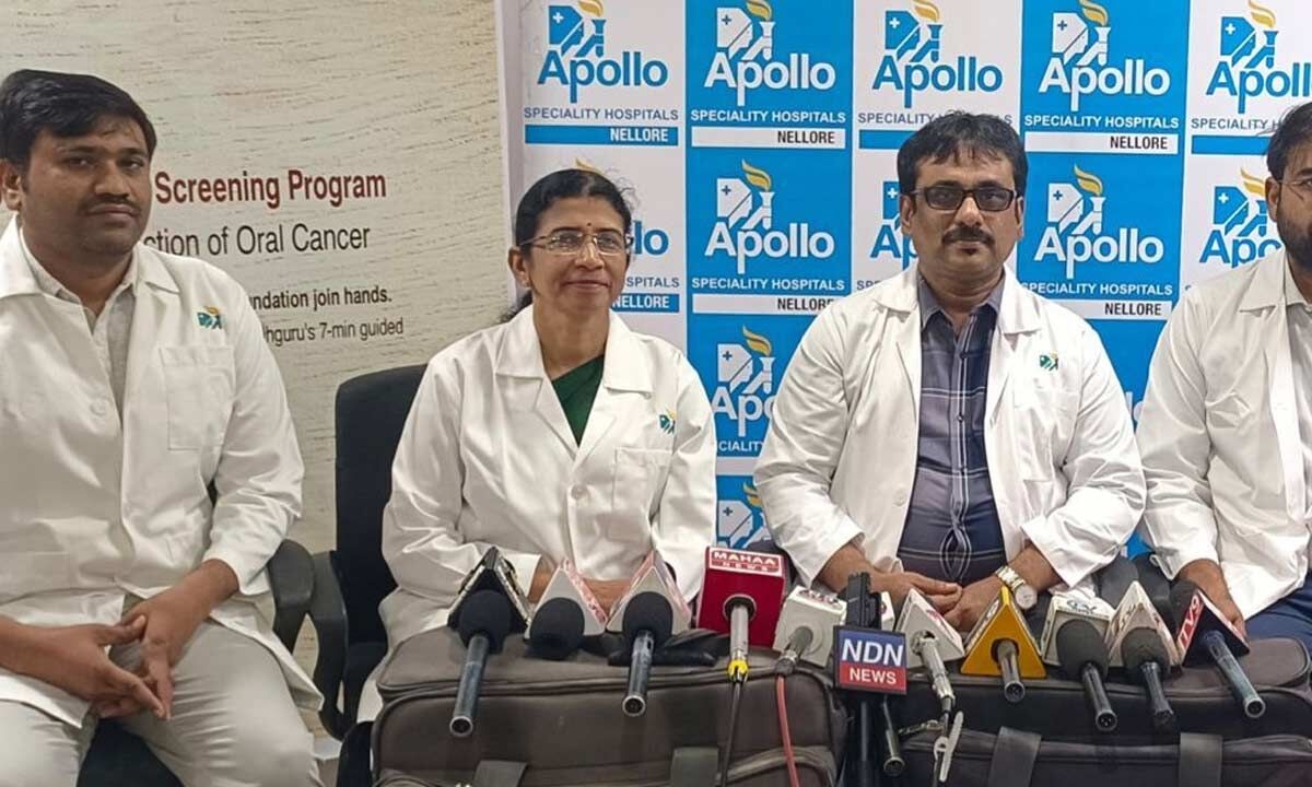 Apollo hosp to launch oral cancer screening tests from today