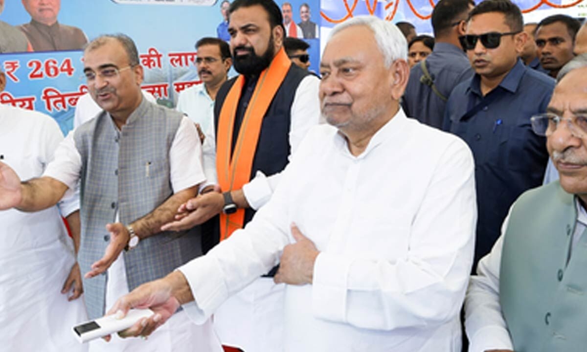 Nitish Kumar lays foundation stone for Rs 264-crore Tibbi College Hospital in Patna