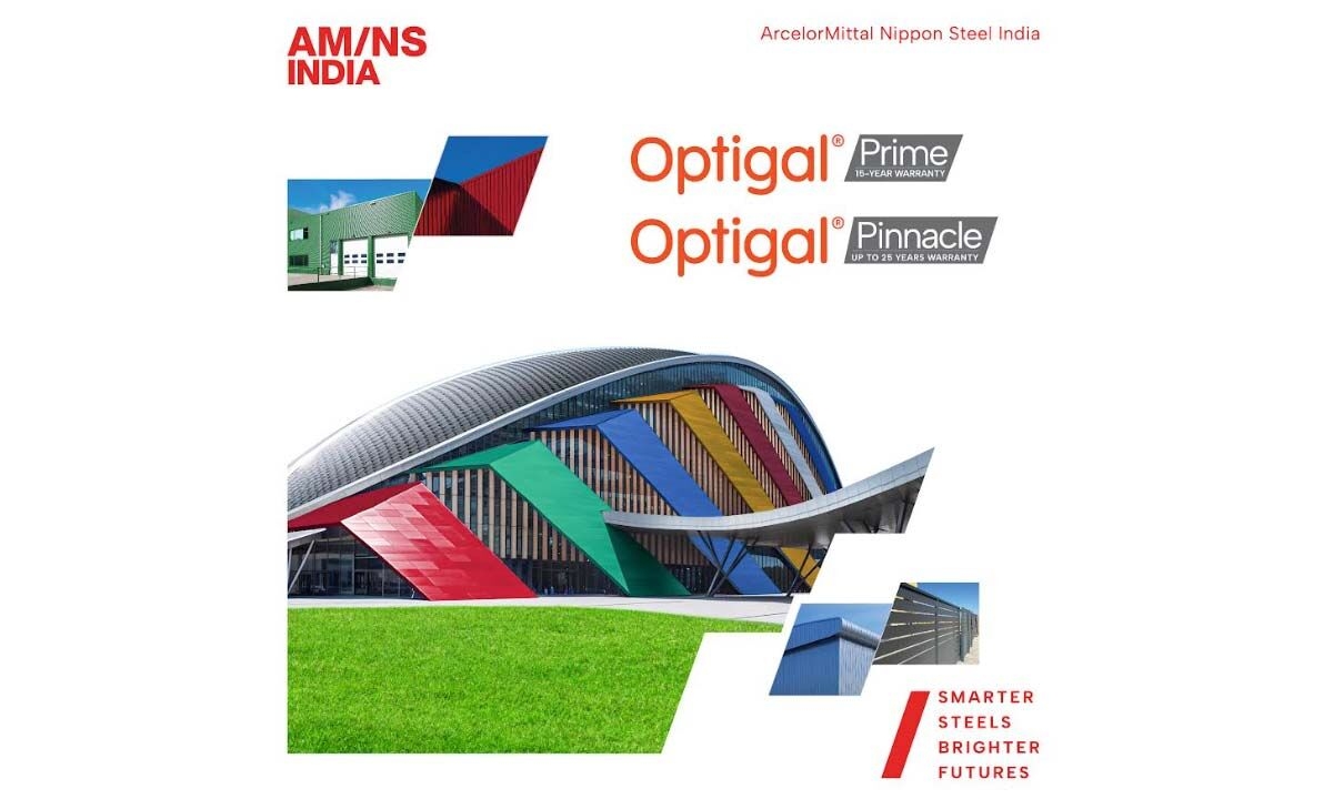 AM/NS India launches world-class, patented colour-coated products Optigal® Prime and Optigal® Pinnacle to drive ‘Viksit Bharat'