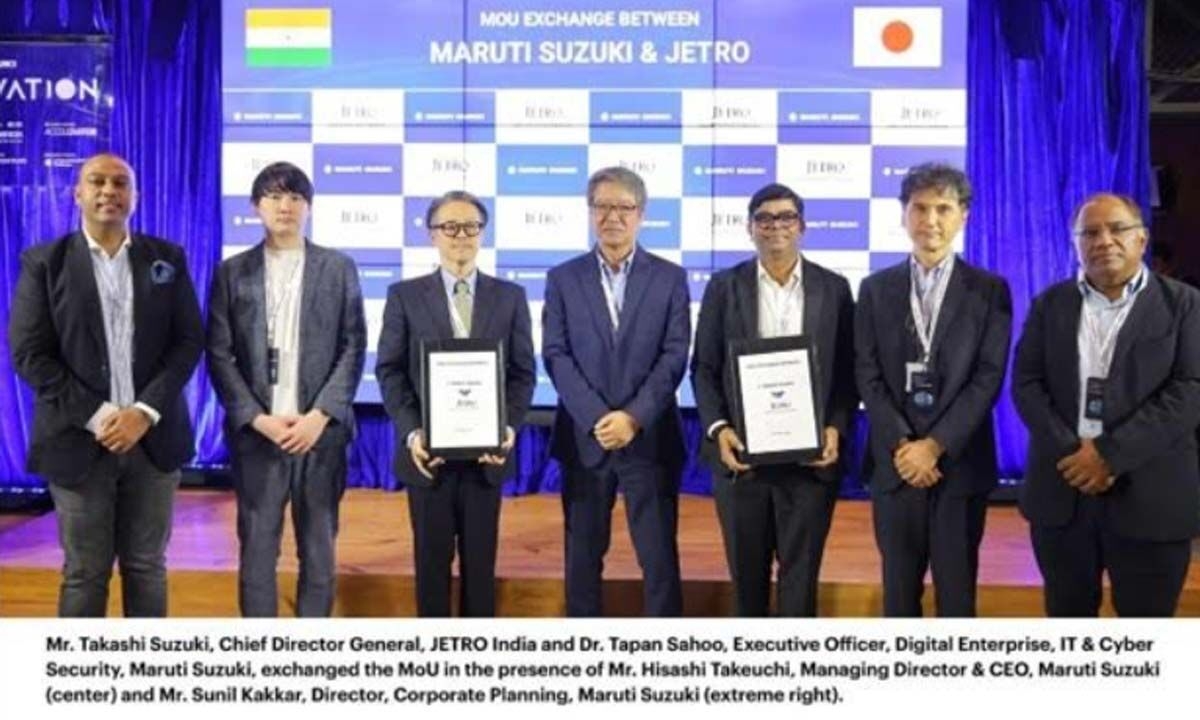 Maruti Suzuki and JETRO collaborate to facilitate business opportunities for startups from India and Japan