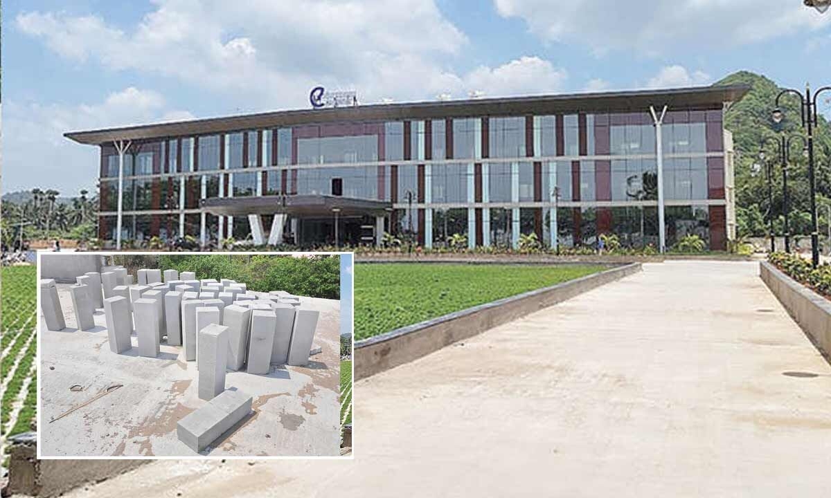 AP's pioneering energy-efficient bldg nearing completion