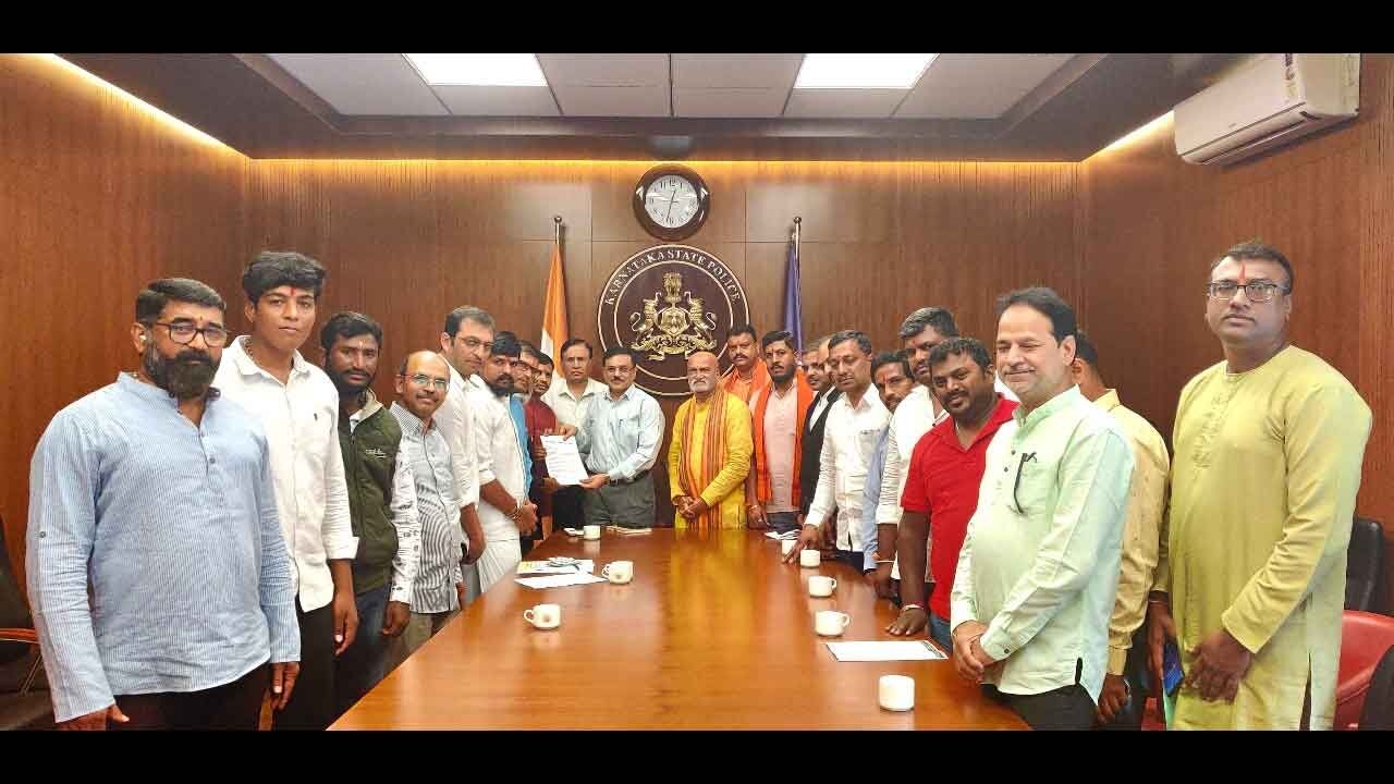 Hindu Groups Allege Targeted Action in Dakshina Kannada, Submit Memo to State Police Chief