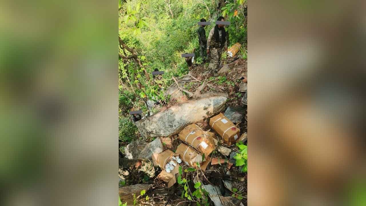 Explosives looted by Maoists in Odisha recovered from Jharkhand's Saranda Forest
