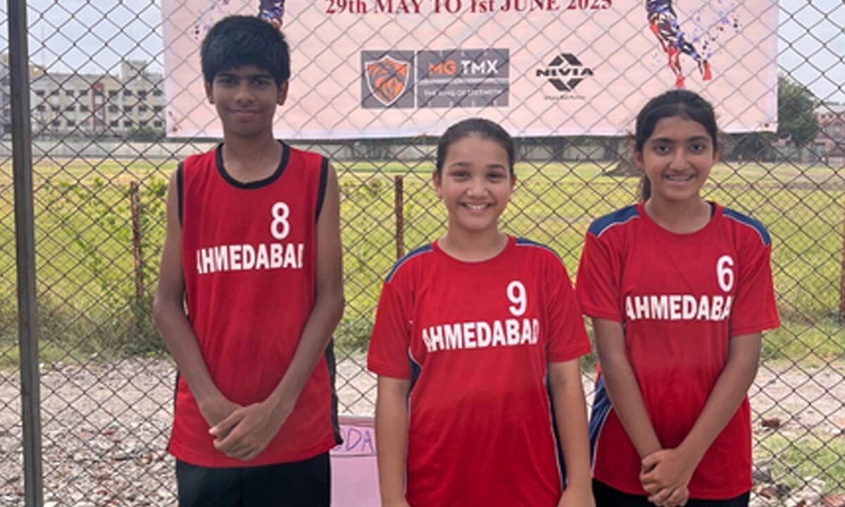 Adani Sportsline Academy trainees shine at Gujarat State Sub-jr Basketball C'ship 2025