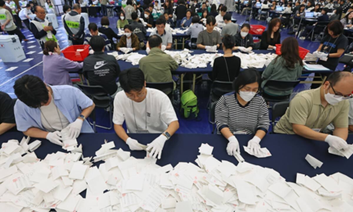 South Korea: Vote counting for presidential election begins, DP's Lee projected to win presidency