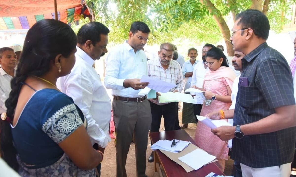 Bhu Bharati Initiative Gains Momentum: Collector Santosh Leads Village-Level Drive to Resolve Land Disputes