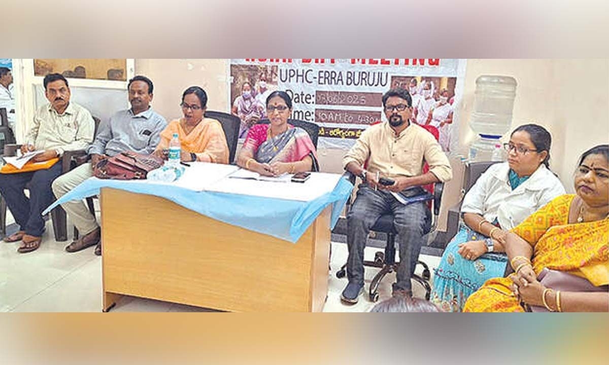 DMHO attends ASHA review meeting at UPHC