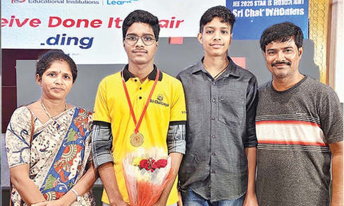 Two students top in JEE Advance & Main
