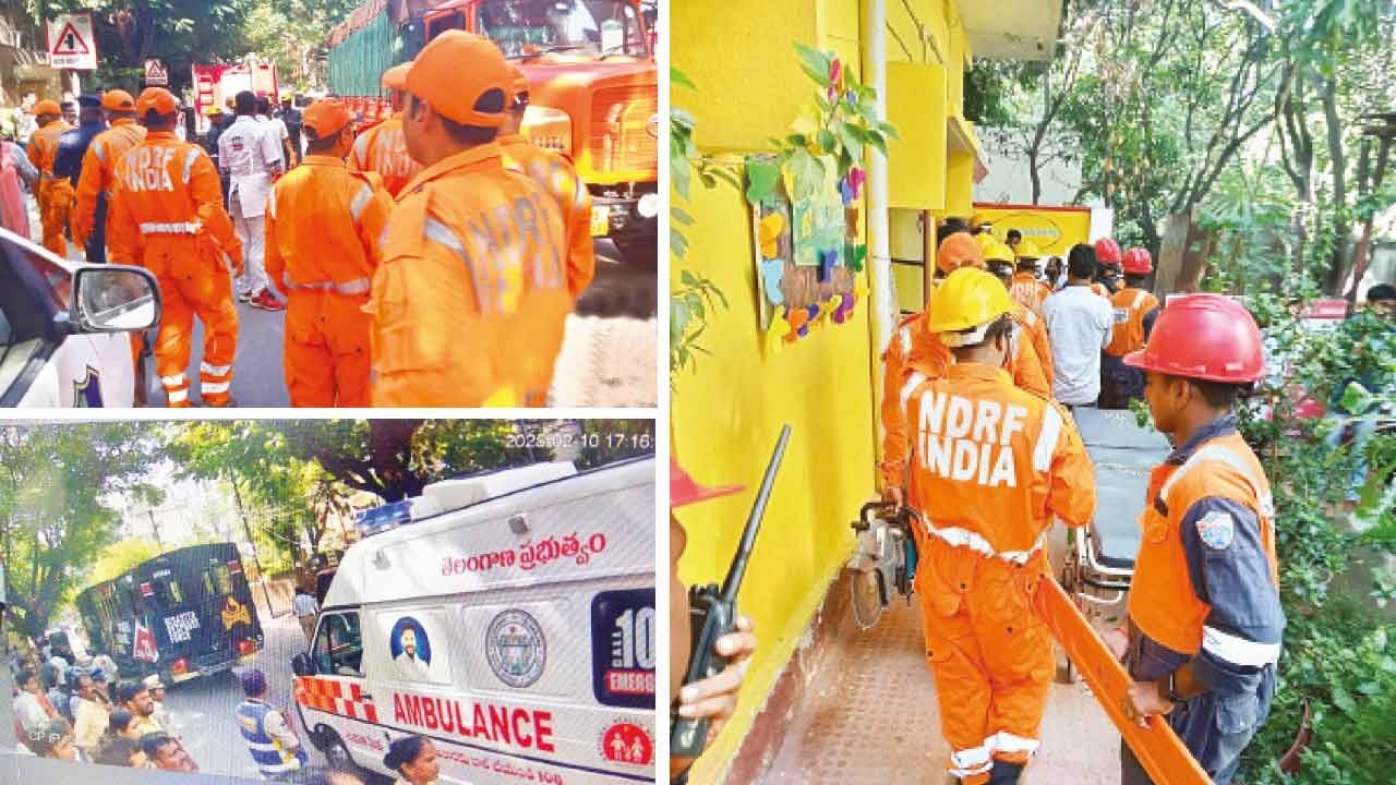 Mock drill held on disaster preparedness in Hyderabad