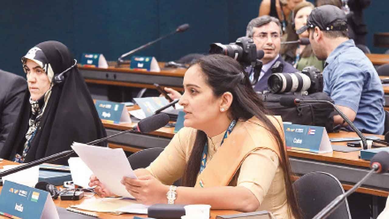 Nandyal MP Byreddy Shabari attends BRICS parliamentary summit