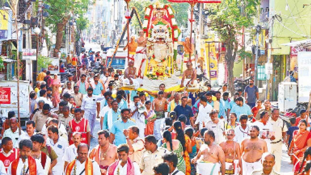 Govindaraja Brahmotsavams: Lord rides on Simha Vahanam