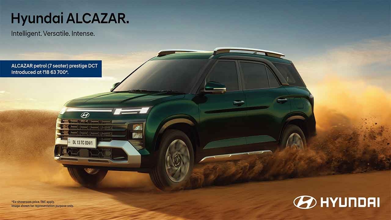 Hyundai Motor India Limited Enhances ALCAZAR line-up Introduces New Corporate Variant (Diesel) with Panoramic Sunroof and DCT option in entry – level Prestige Petrol variant