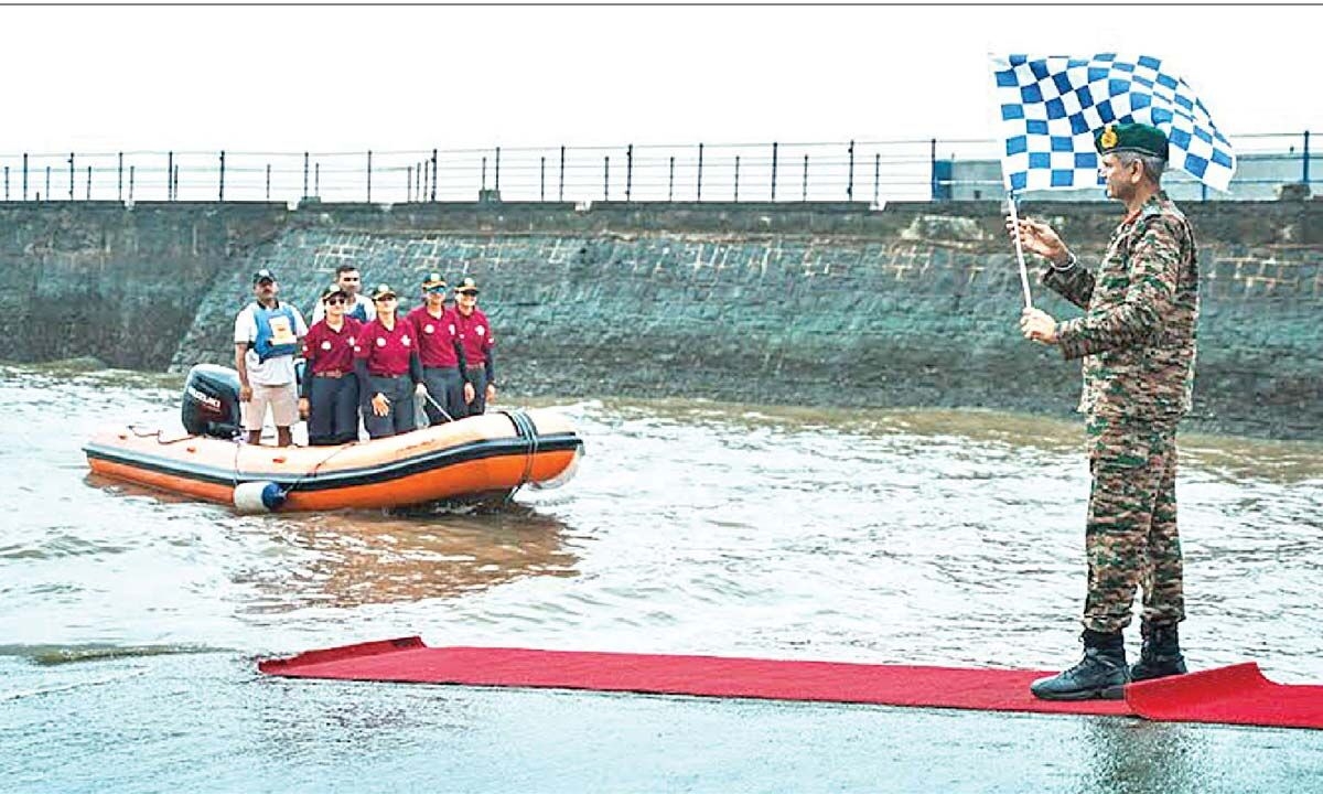 All-women team reaches home after 1,800-nautical mile int'l voyage