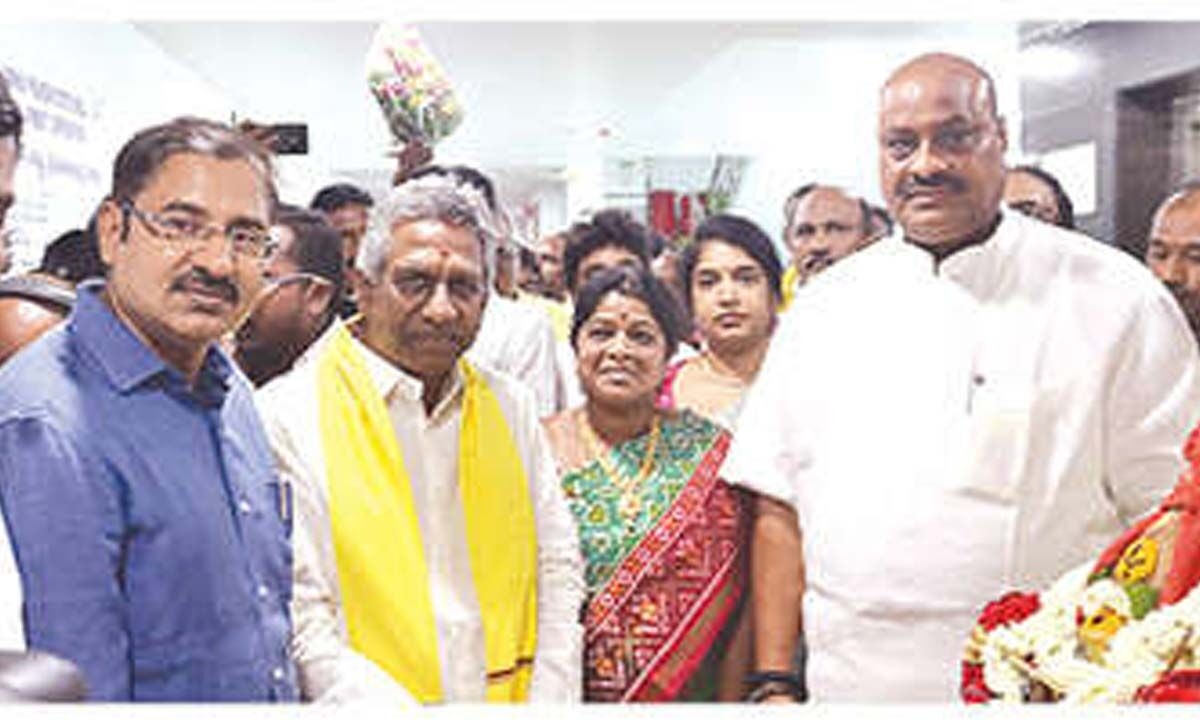 Sesharao takes charge as APSSDC chief