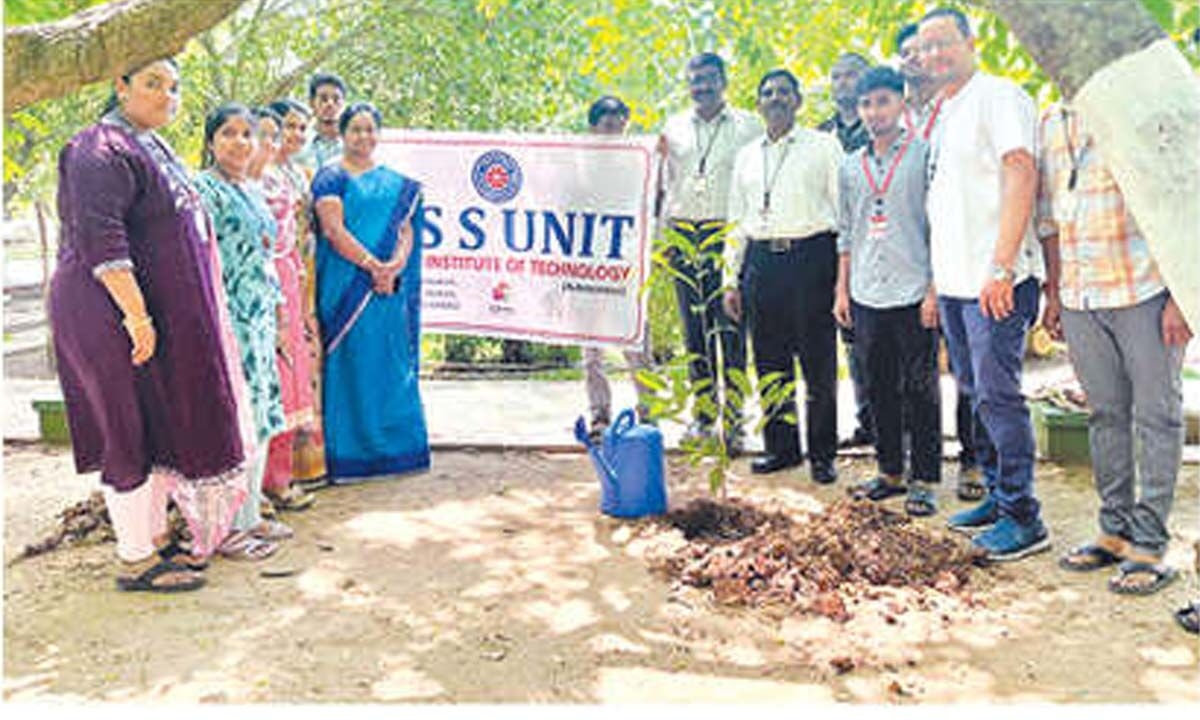 Vishnu Institute of Technology celebrates Environment Day