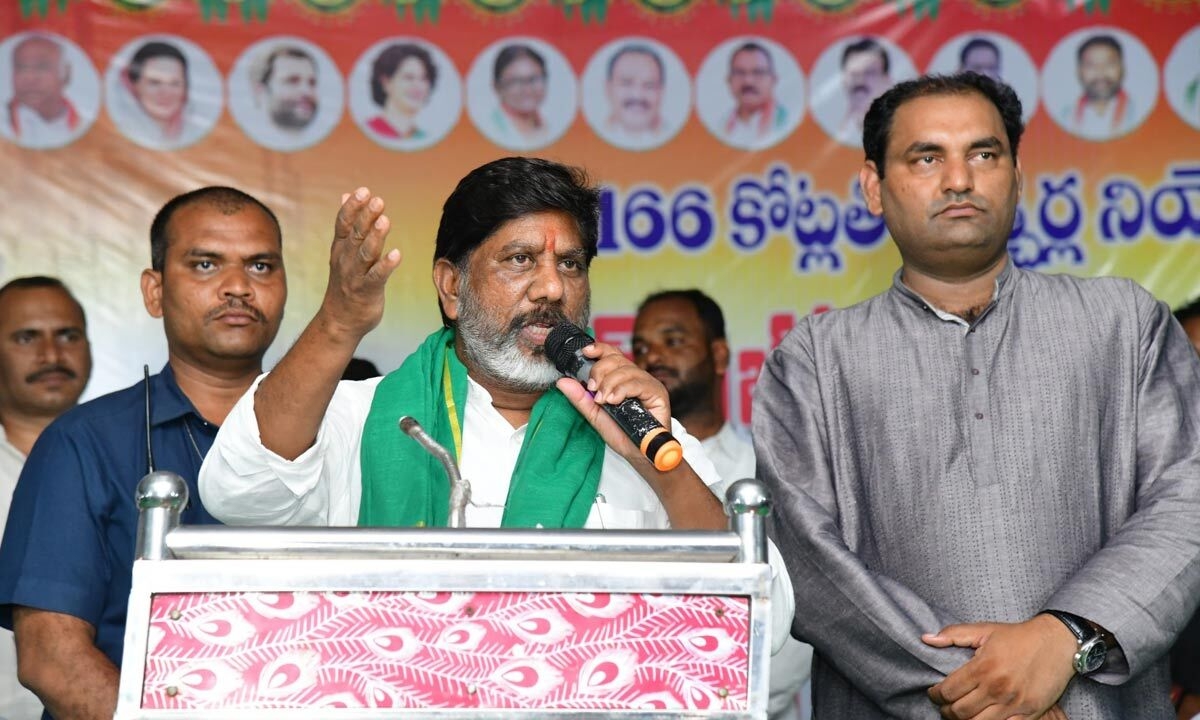 Bhatti Vikramarka Vows to Turn Palamuru's Drylands Green with Timely Completion of Lift Irrigation Project