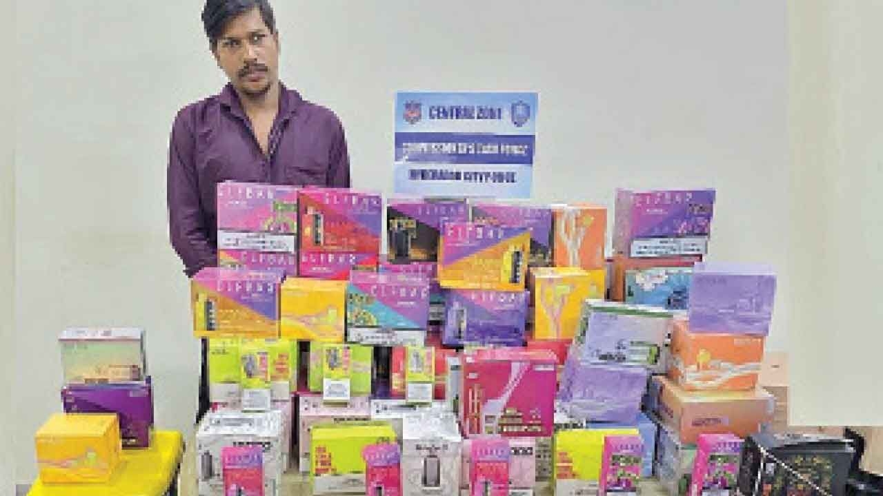 Man arrested, 670 e-cigarettes worth Rs 21 lakh seized