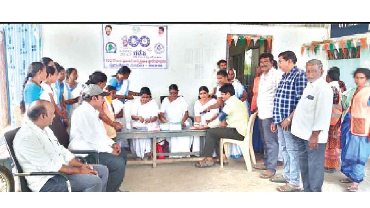 Health check-up camp launched in civic office