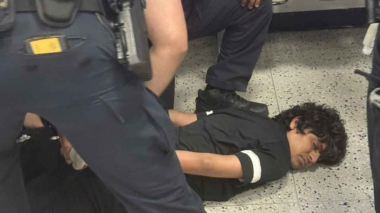 Indian student filmed at US airport in handcuffs