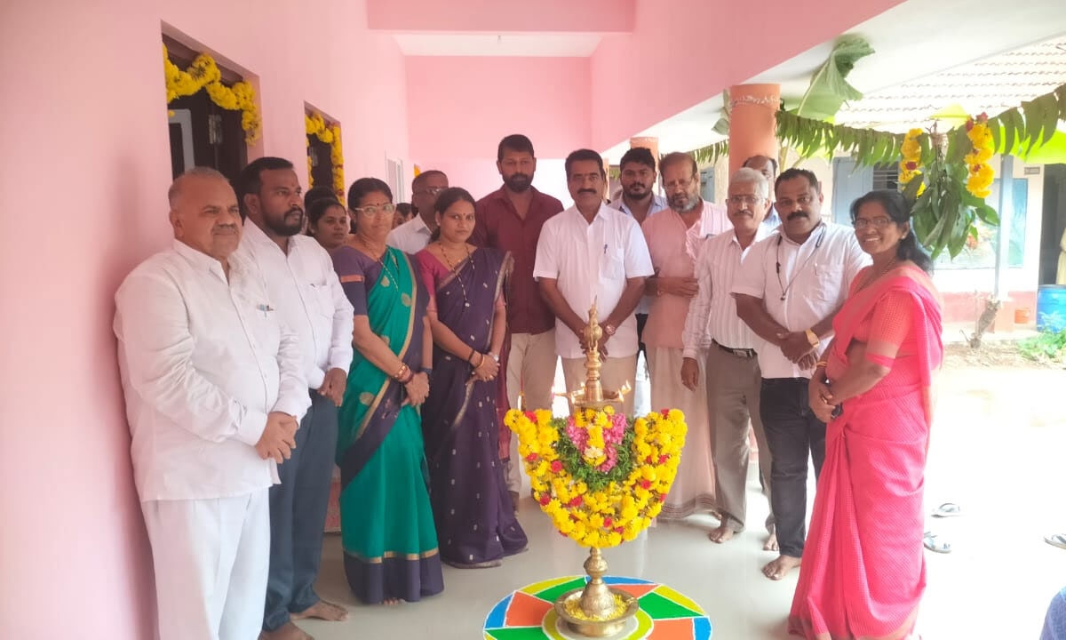Two New Classrooms Inaugurated at Moodbidri Government School Under State Development Scheme