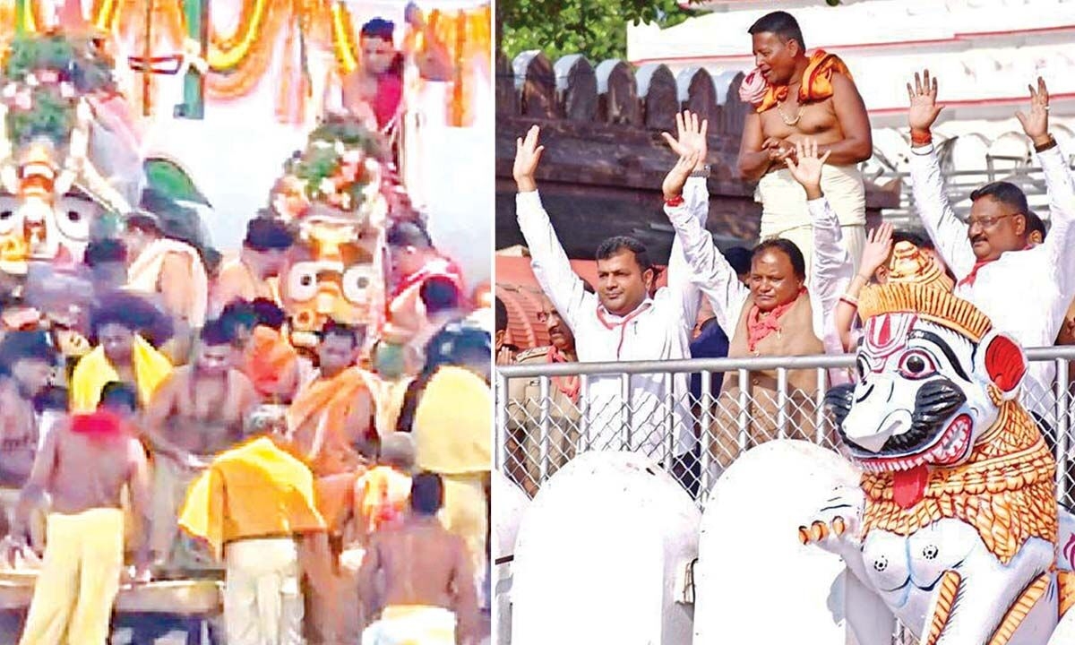Lakhs witness Lord Jagannath's bathing rituals