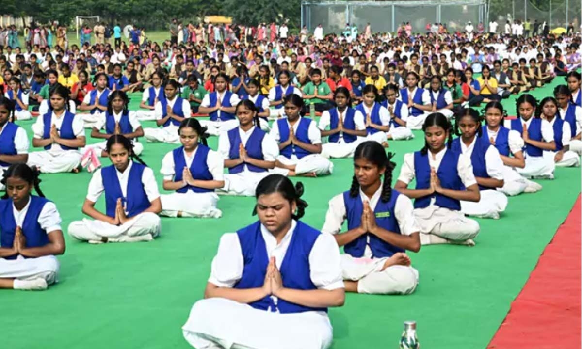 Yogandhra Event held at Eluru CR Reddy Degree College