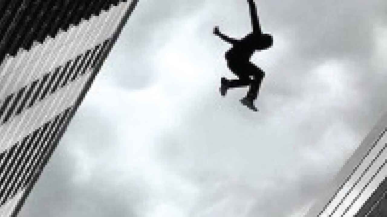 Residents jumped off building