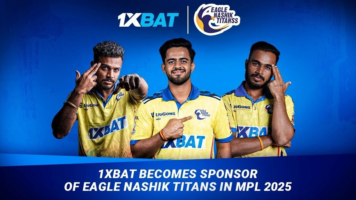 1xBat becomes sponsor of Eagle Nashik Titans in MPL 2025: Investing in the growth of regional cricket in India