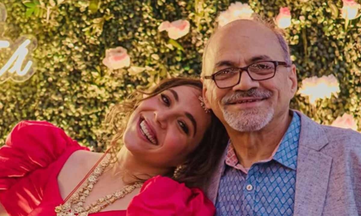 Maanvi Gagroo gives a very special gift to her father this Father's Day
