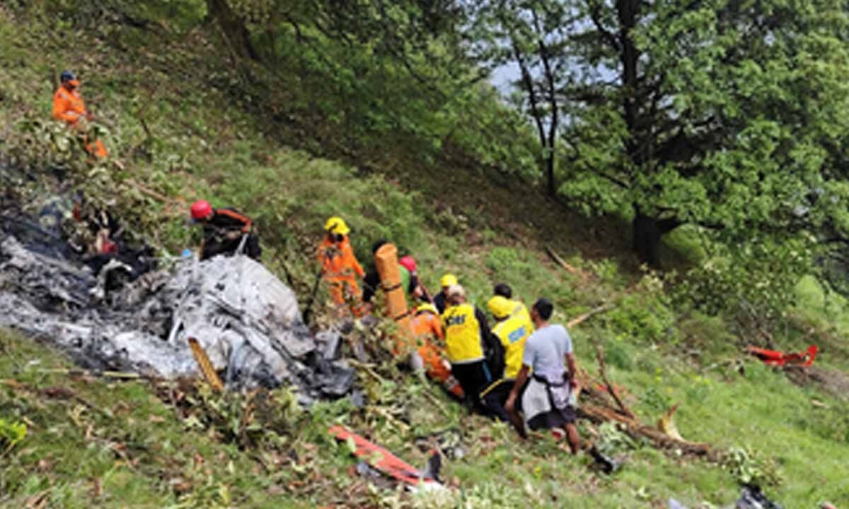 SDRF recovers all seven bodies from U'Khand helicopter crash site