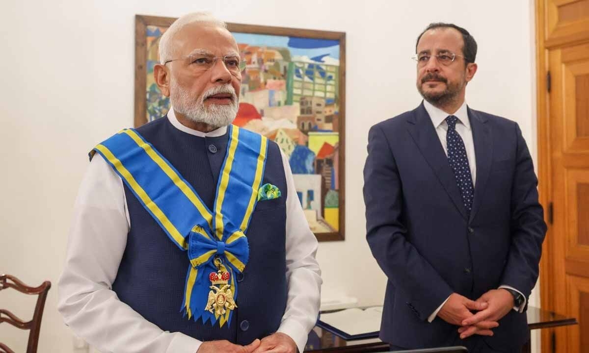 This reflects India's rising stature on global stage: HM Shah on PM Modi getting Cyprus's highest civilian award