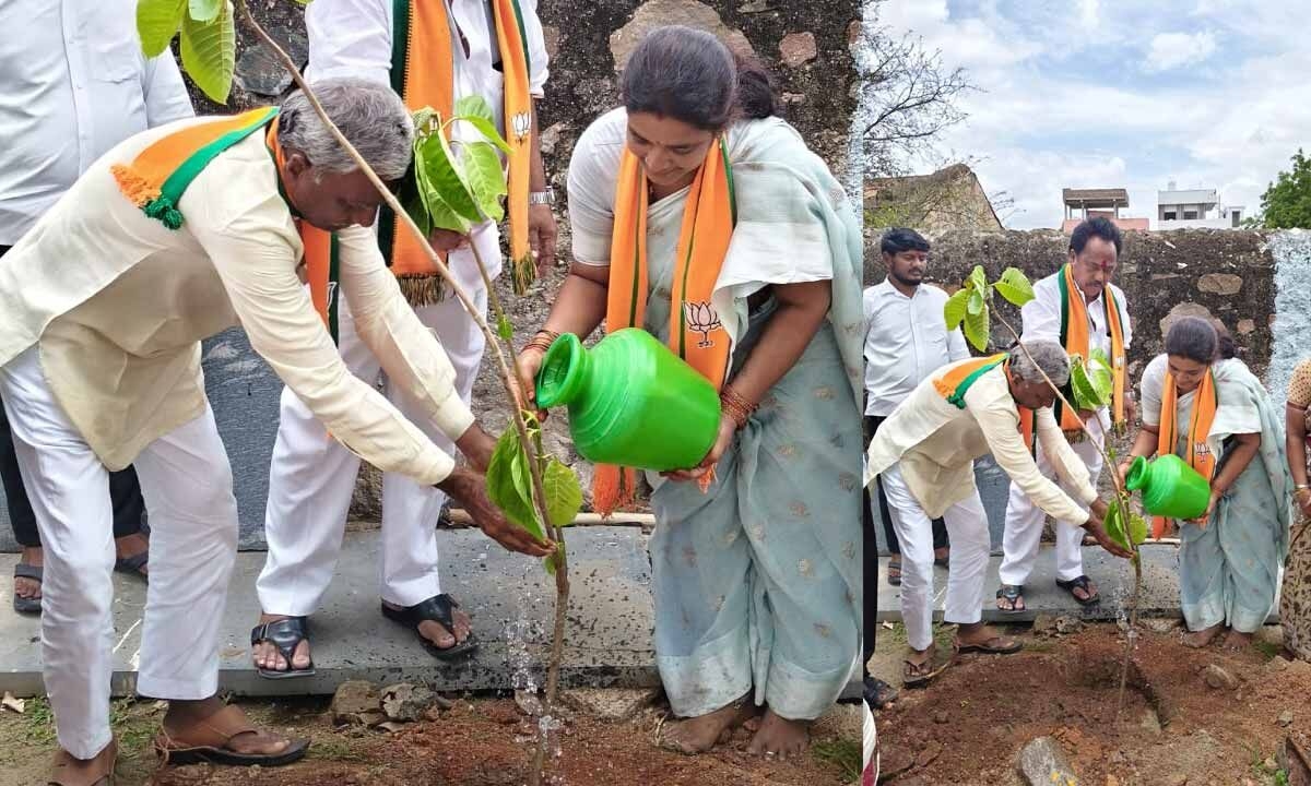 BJP Highlights 11 Years of Modi's Governance in Gadwal's Ward no. 36