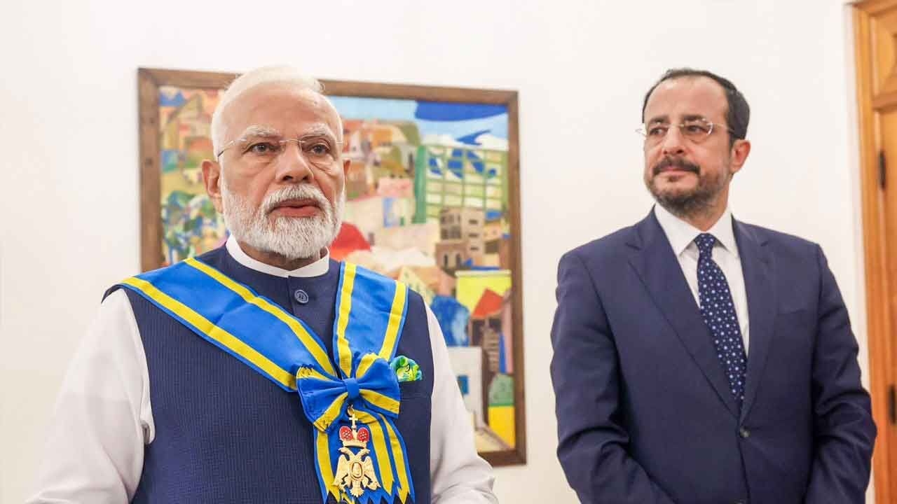 PM conferred with Cyprus' highest civilian honour