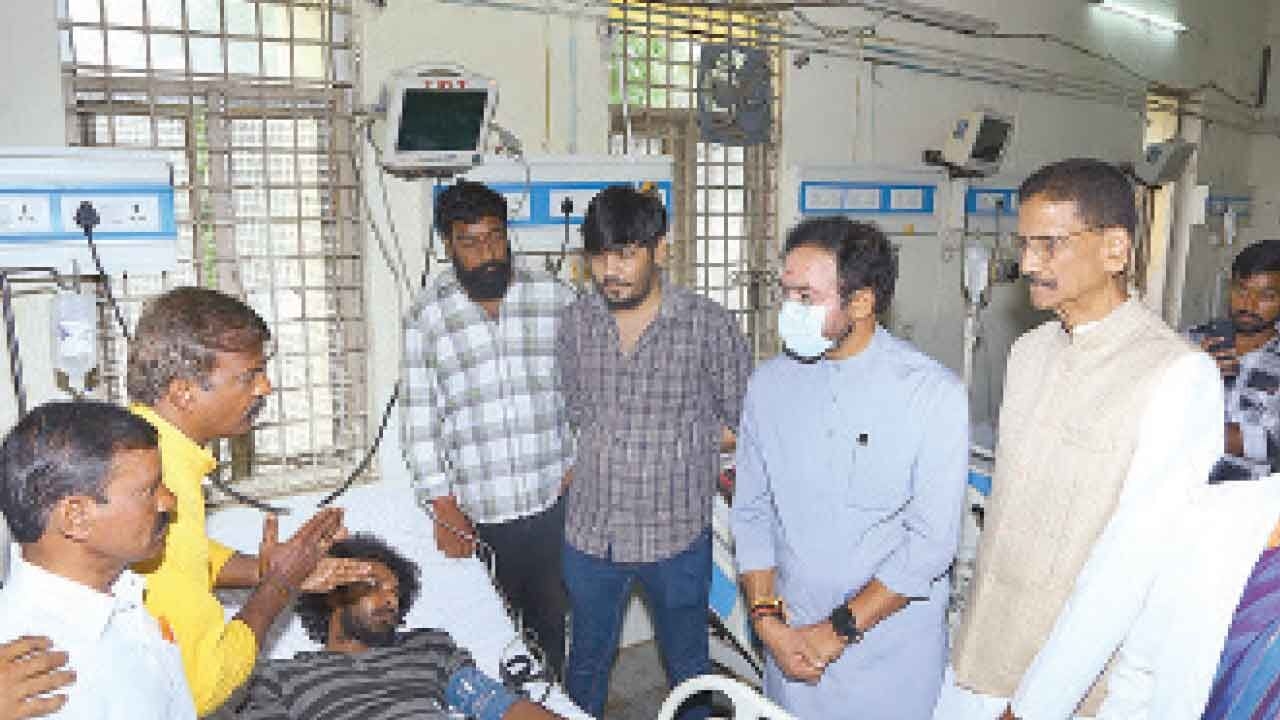 Kishan Reddy inspects Gandhi Hospital; takes stock of facilities