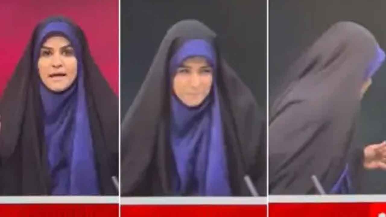 Anchor runs off camera as Israeli airstrikes hit Iranian state TV