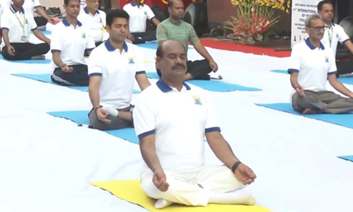 Yoga Day aims for healthier planet: Om Birla leads celebrations at Parliament