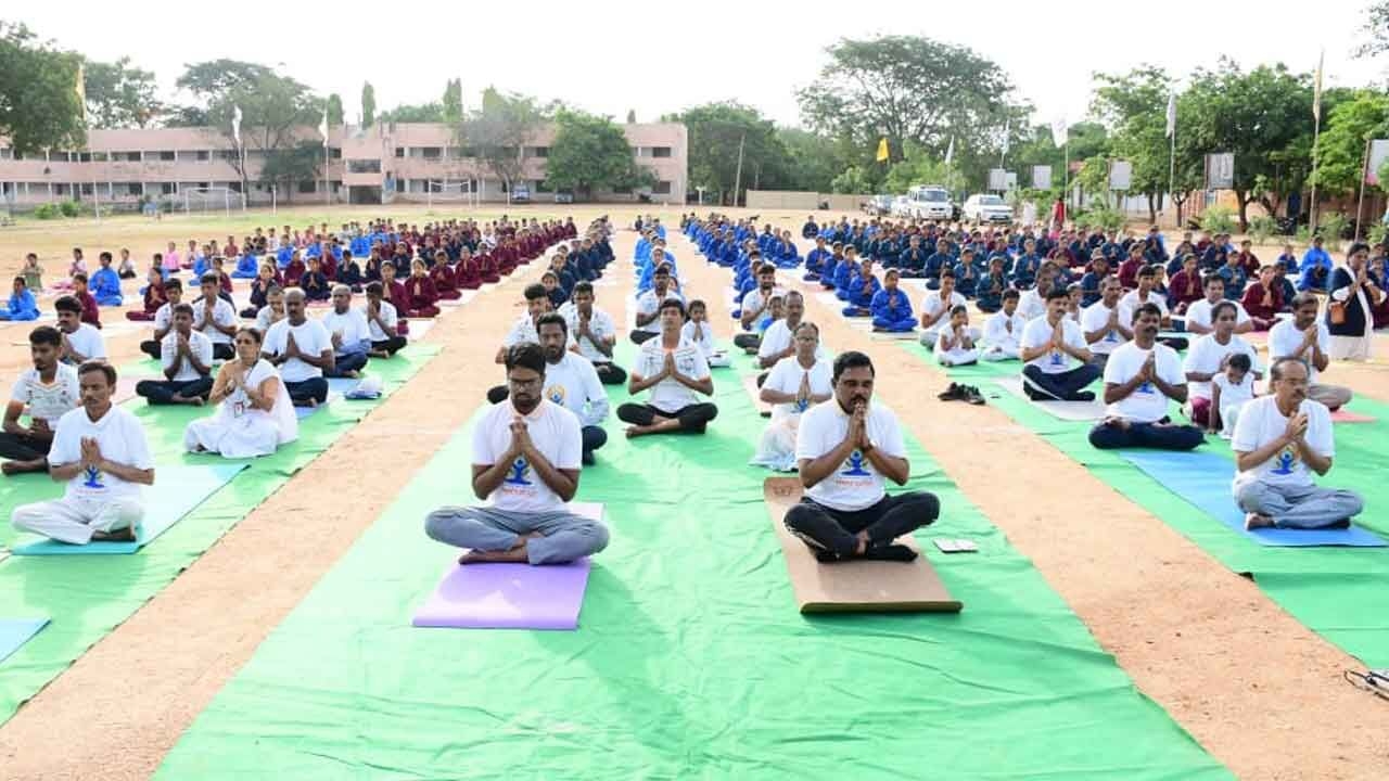 Yoga Vital for Health Amid Modern Lifestyle: Collector Adarsh Surabhi